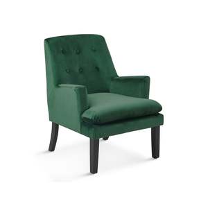 Mila Velvet Arm Chair - Green