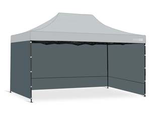 Homepage Sale 13: Toughout Breeze Gazebo Side Wall 3x4.5m - Grey