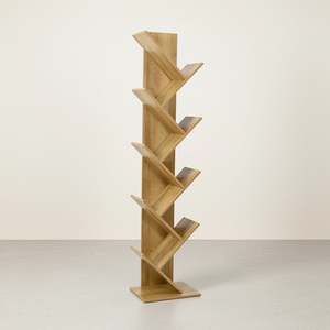 Koru 8 Tier Tree Bookshelf - Oak