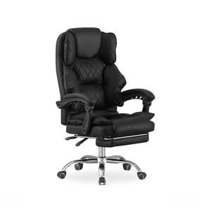 Collin Office Chair with Footrest - Black
