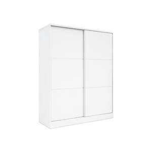 Wardrobe: Tonto 160cm Wardrobe With Sliding Doors - White