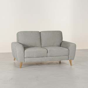 On Sale: Suki Linen 2 Seater Sofa - Grey