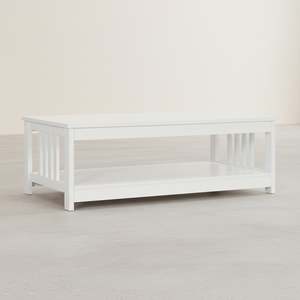 WULAR Rectangle Coffee Table - White