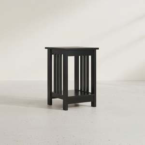 WULAR Square Side Table Coffee Table - Black