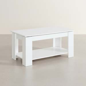 Coffee Tables: KENDALL Lift Top Coffee Table - White