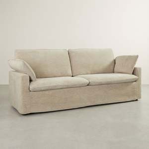 Solace 3 Seater Sofa - Taupe