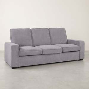 Instock: Serene 3 Seater Sofa - Light Grey