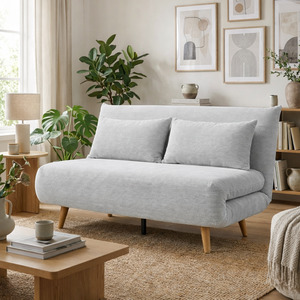 Hastings 2 Seater Fold-Out Sofa Bed - Grey