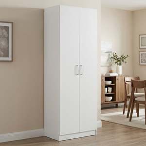 Nordic 2 Door Cupboard 60cm - White