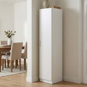 Nordic 1 Door Cupboard 40cm - White
