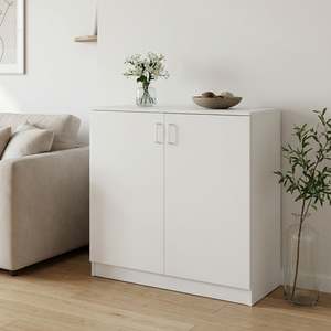 On Sale: Nordic 2 Door Storage Cupboard - White