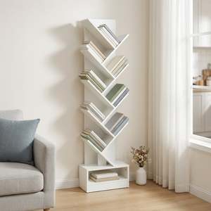 Block Promotion 2: Briza 9 Tier Tree Bookshelf - White