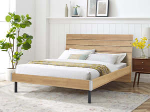 Products: XOAN King Wooden Bed - OAK