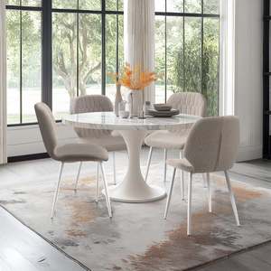 River Fabric Dining Chair - Set of 4 - Grey