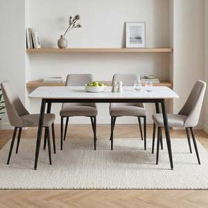 Products: Adley Dining Table 160 x 80 x 75cm - White