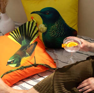 Bright Native Bird Cushion Covers