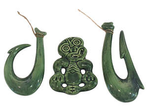 Ceramic Hei Matau (hook)