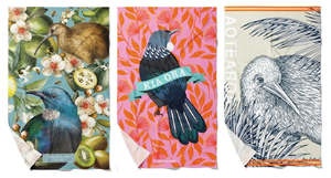 New Zealand Bird Tea Towels by Parrs