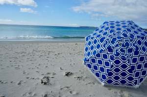 Outdoor: Big Strong Canvas Umbrellas
