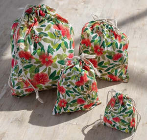 Pohutukawa Produce Bags - set of 4