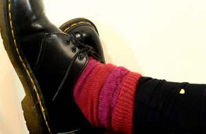 Striped Possum Socks