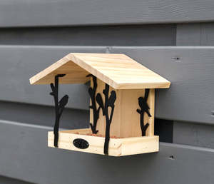 New: Wooden Wall Hung Bird House