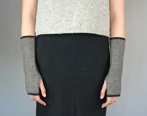 Knit Shepherd Fingerless Gloves