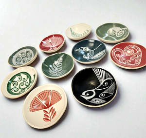 Ceramic Wall Art: Jo Luping Ceramic Little Bowls