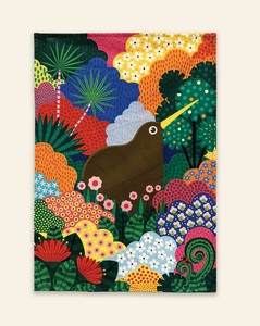 New: Fantail and Kiwi Garden Paradise Design Tea Towels