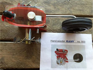 Market Garden Tools: Glaser Wheeled Seeder