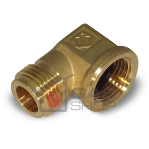 Male/Female flat face elbow