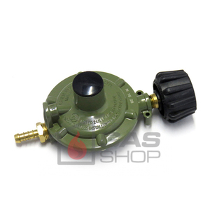 Regulator 3kg QCC Straight Hi Flow LPG & 8mm Tail