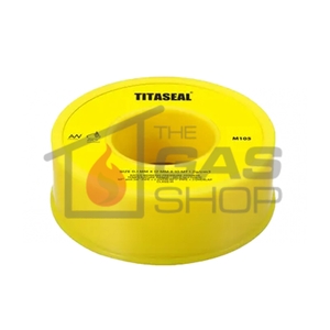 Products: TitaSeal PTFE Yellow Gas Tape 12mm x 0.1mm x 10m