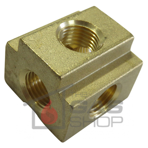 5 way brass block