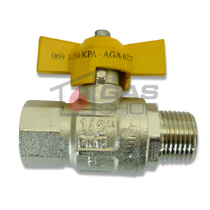Products: Gas Tee Handle Ball Valve M/F