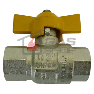 Gas Tee Handle Ball Valve F/F