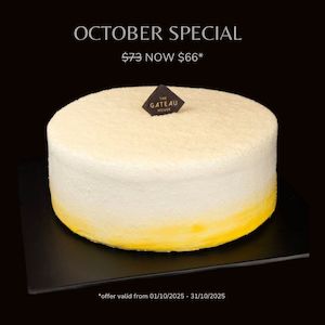 Products: Kumara Fresh Cream Gateau The Gateau House