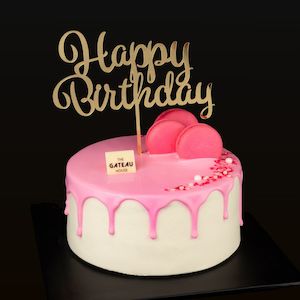 Kids Fresh Cream Cake (Pink) The Gateau House