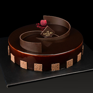 Chocolate Mousse Glossy (Round) The Gateau House