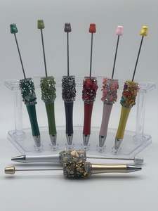 SD1234 Glitter, Shell & Rhinestone Beadable Pens
