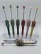 SD1234 Glitter, Shell & Rhinestone Beadable Pens