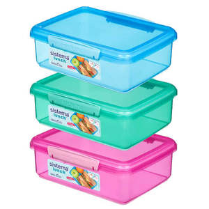 2L Lunch Box with Decorated Lid