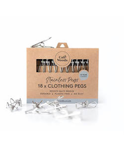 Products: Stainless Steel clothing pegs Caliwoods Clothes Pegs Eco Gifts NZ