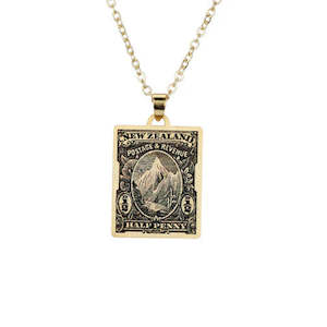 NZ Stamp Pendant - Aoraki Mt Cook