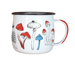 mug: Enamel Mug - NZ Fungi