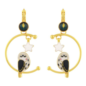 Earrings: Taratata - Lever Back Owl Earrings