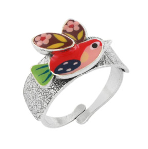 Rings: Taratata - Pink Bird Ring