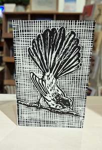 Cards: Handmade Greeting Card - Fantail