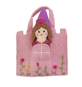 Baby: Felt - Princess Finger Puppet  Play Bag