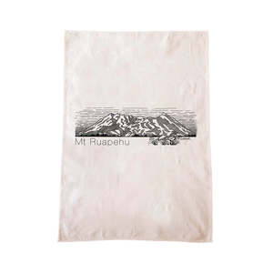 Kitchen Table: Tea Towel - Mt Ruapehu